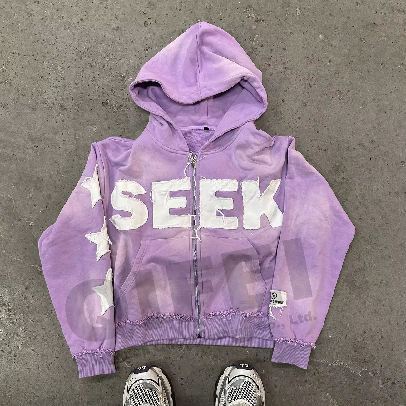 "Seek" ZipUp Hoodie