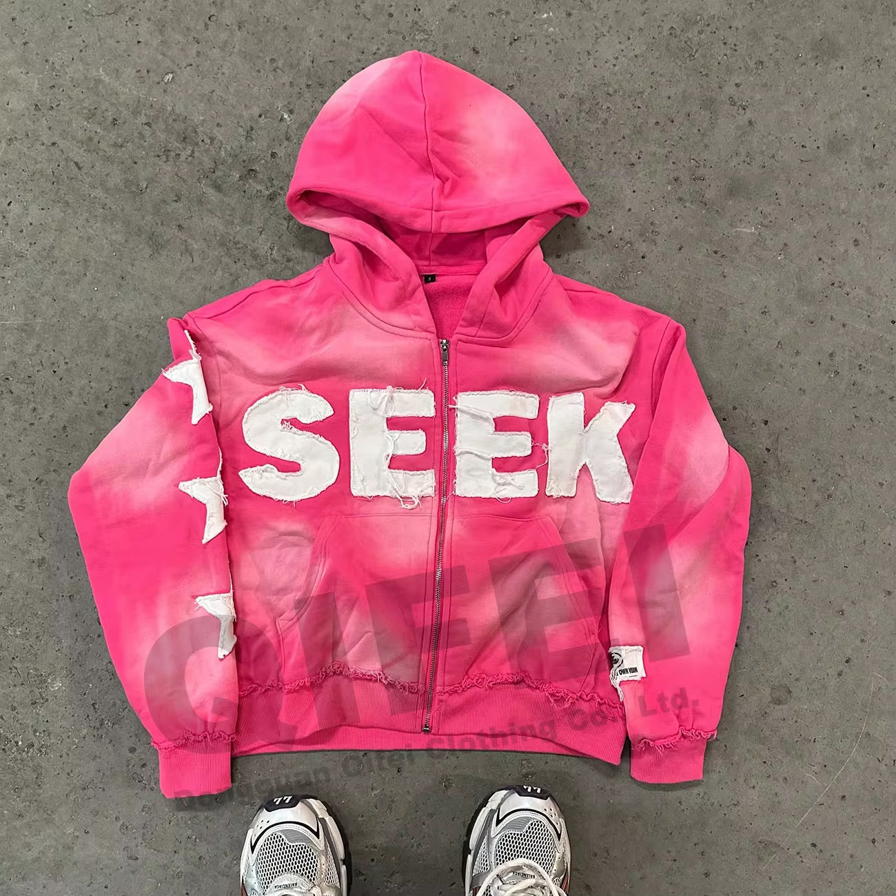 "Seek" ZipUp Hoodie